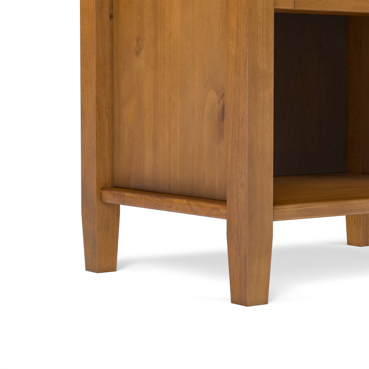 Light Golden Brown | Warm Shaker Nightstand