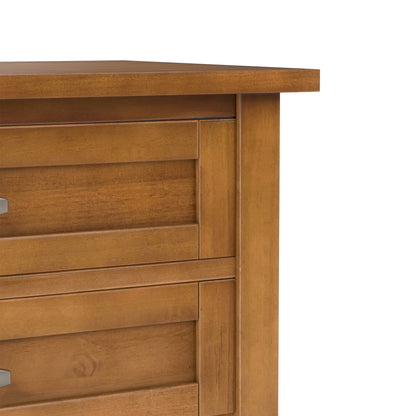 Light Golden Brown | Warm Shaker Nightstand