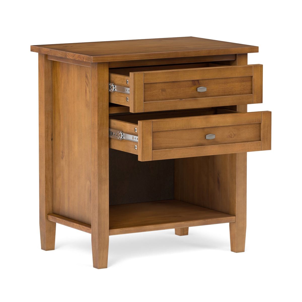 Light Golden Brown | Warm Shaker Nightstand