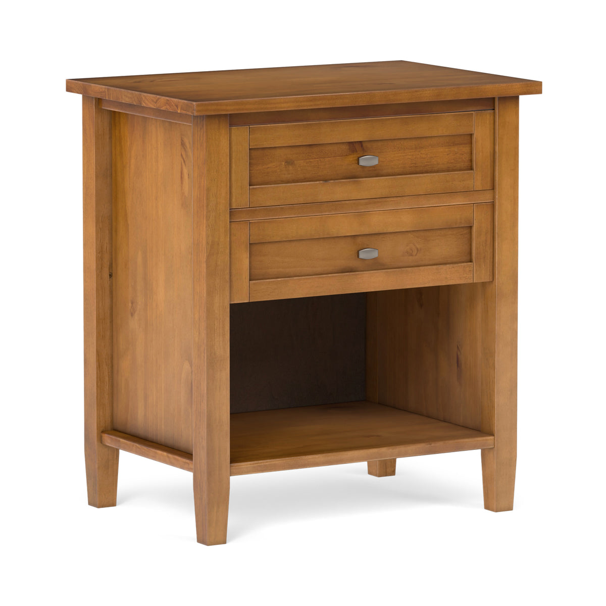 Light Golden Brown | Warm Shaker Nightstand