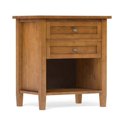 Light Golden Brown | Warm Shaker Nightstand