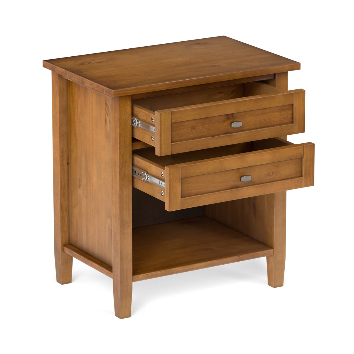 Light Golden Brown | Warm Shaker Nightstand