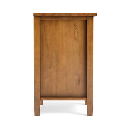 Light Golden Brown | Warm Shaker Nightstand