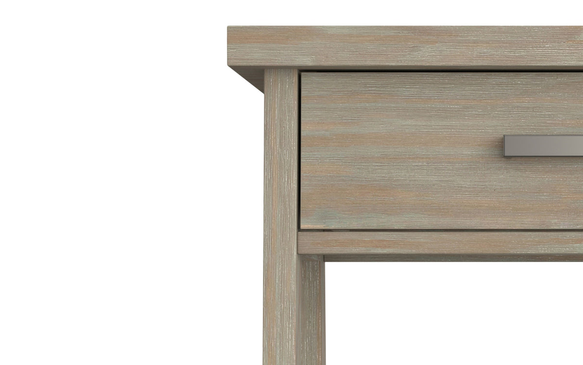 Distressed Grey | Sawhorse Bedside Table