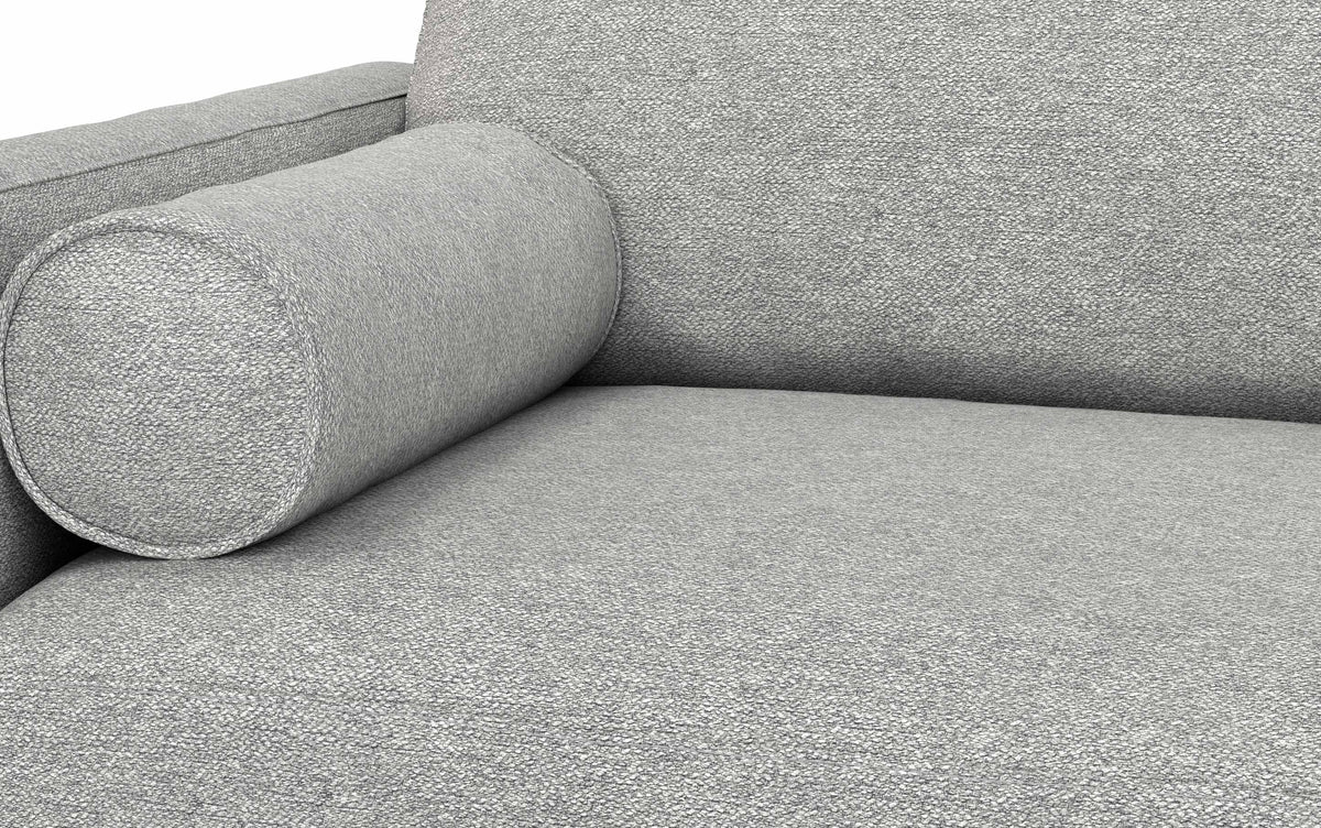 Mist Grey Woven-Blend Fabric | Morrison Mid Century Sectional