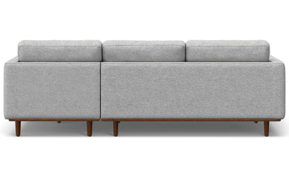 Mist Grey Woven-Blend Fabric | Morrison Mid Century Sectional