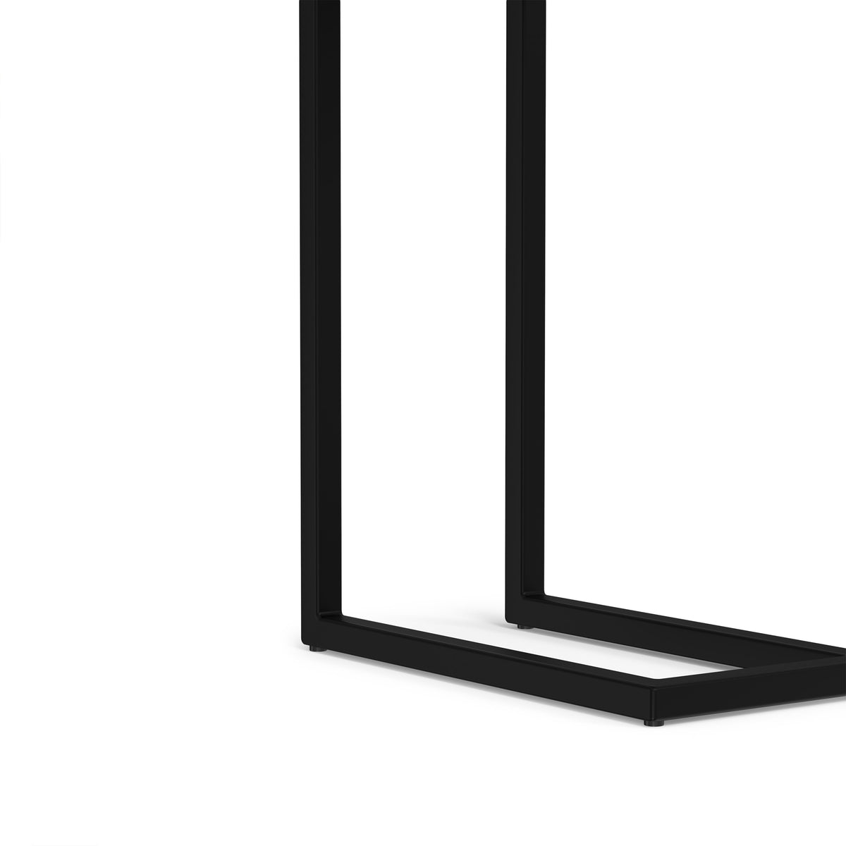 Distressed White Wash Black | Skyler C Side Table
