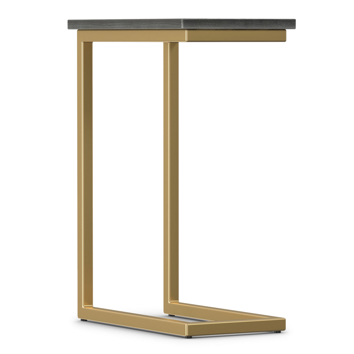 Black Marble/Gold | Skyler C Side Table with Genuine Marble Top
