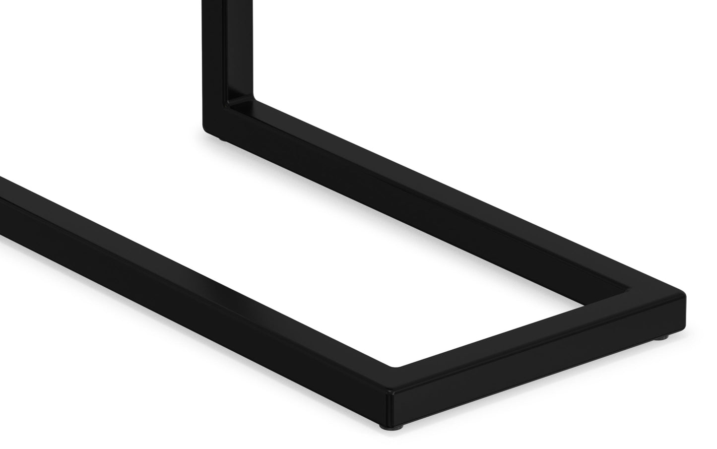 Green Marble/Black | Skyler C Side Table with Genuine Marble Top
