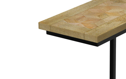 Natural | Skyler C Side Table with Inlay