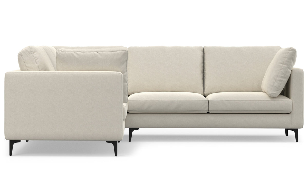 Cream | Ava Mid Century Corner Sectional