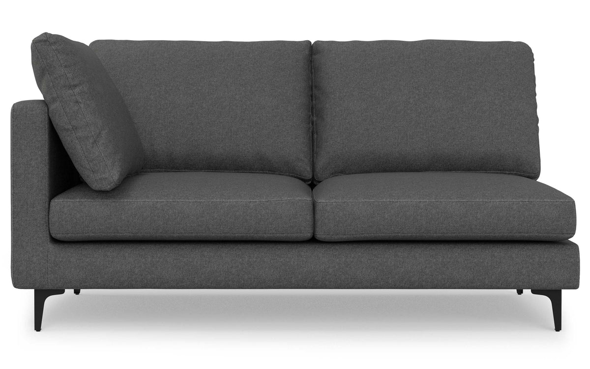Pebble Grey | Ava Mid Century Corner Sectional