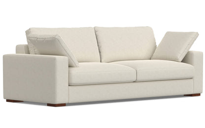 Cream Performance Fabric | Charlie 96 inch Deep Seater Sofa