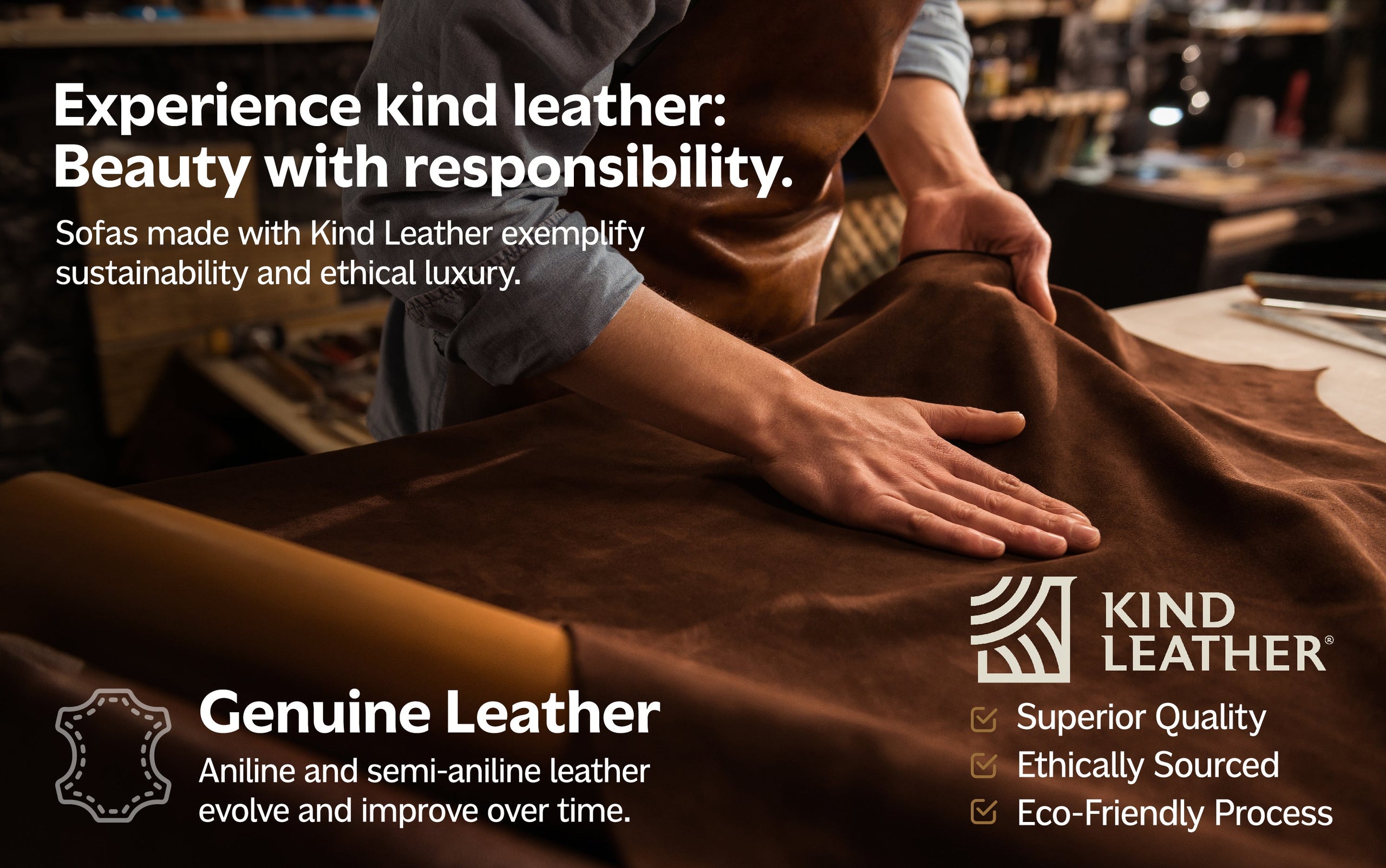 Caramel Brown  Genuine Top Grain Leather | Morrison 72 inch Mid Century Sofa in Genuine Leather