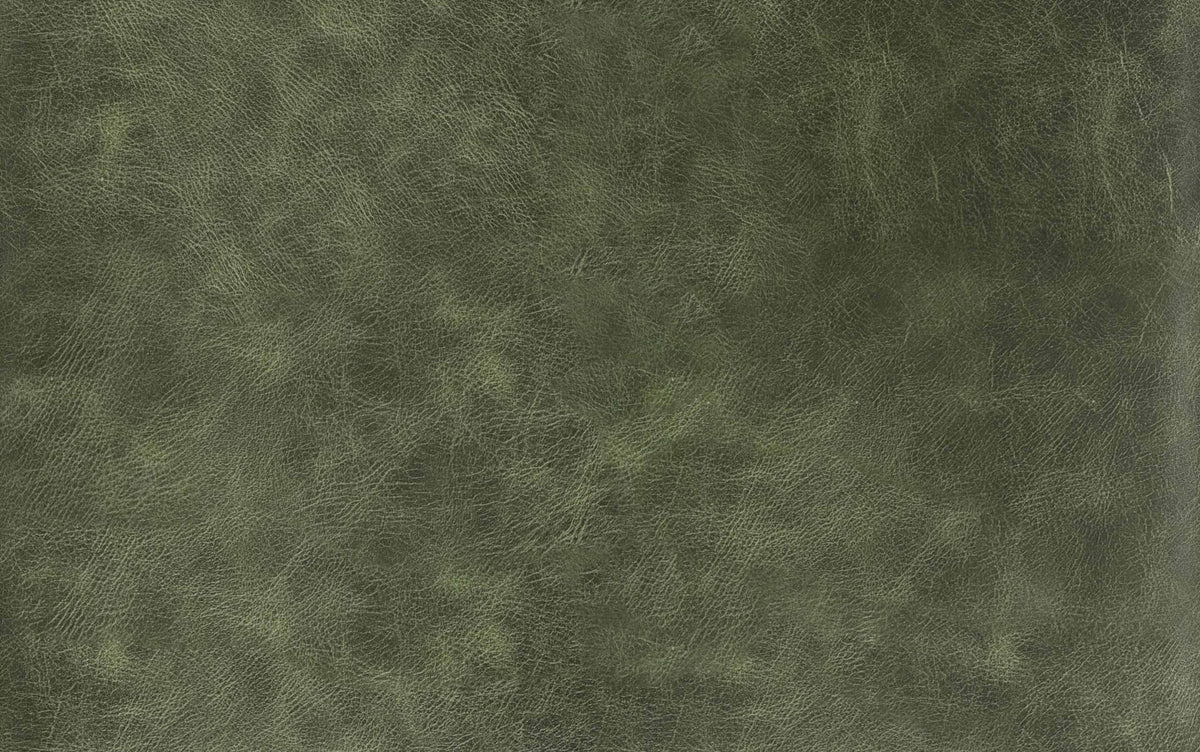 Moss Green Genuine Top Grain Leather | Morrison 72 inch Mid Century Sofa in Genuine Leather