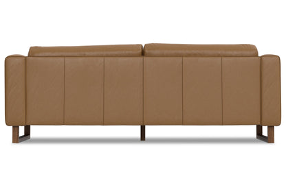 Butternut Brown Genuine Leather | Richard 83 inch Sofa in Genuine Leather