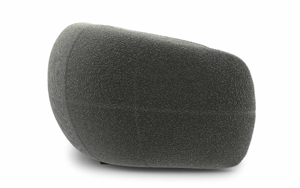 Stone Grey Boucle Performance Fabric | Sherri 89 inch Sofa in Boucle Performance Fabric