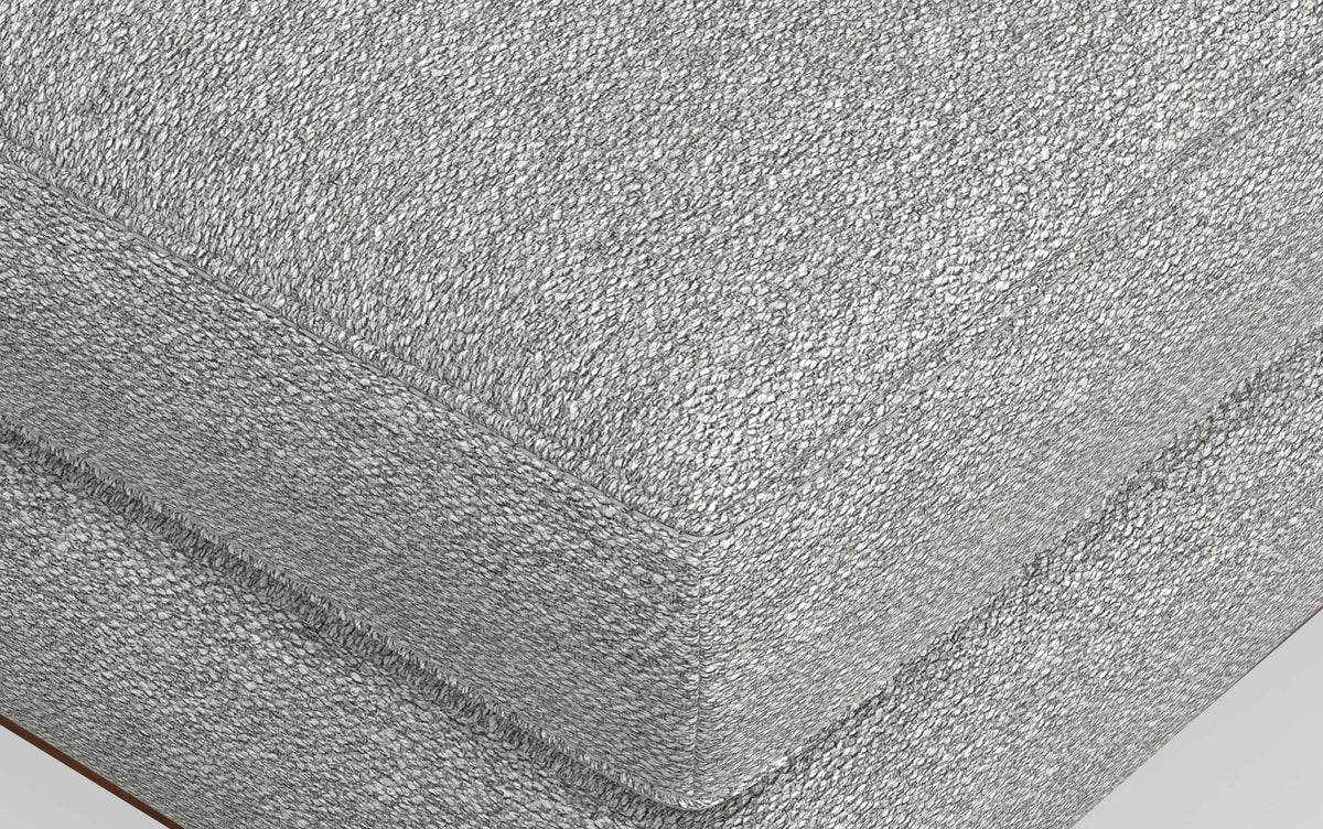 Mist Grey Woven-Blend Fabric | Morrison 72-inch Sofa and Ottoman Set in Woven-Blend Fabric