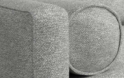 Mist Grey Woven-Blend Fabric | Morrison 89-inch Sofa and Ottoman Set