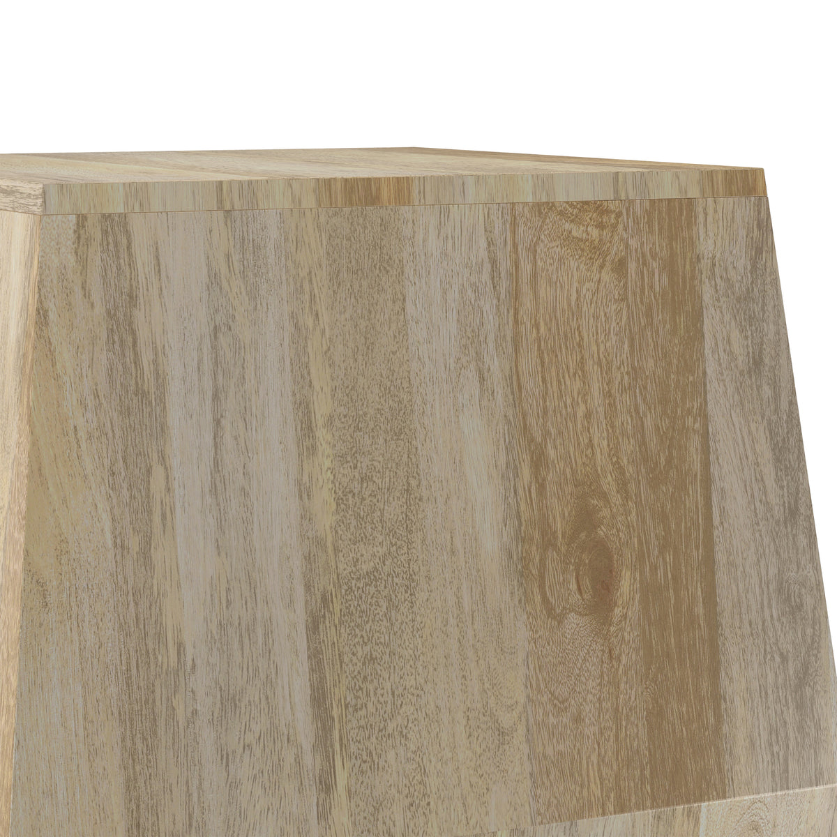 Refined Natural | Terry 16 inch Square Geometric Accent Table