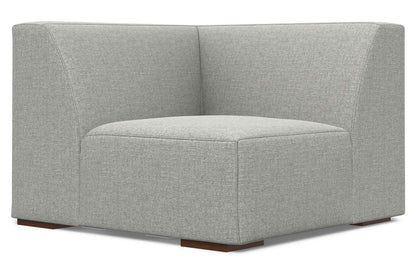 Pale Grey Performance Fabric | Rex U-Shaped Sectional in Performance Fabric