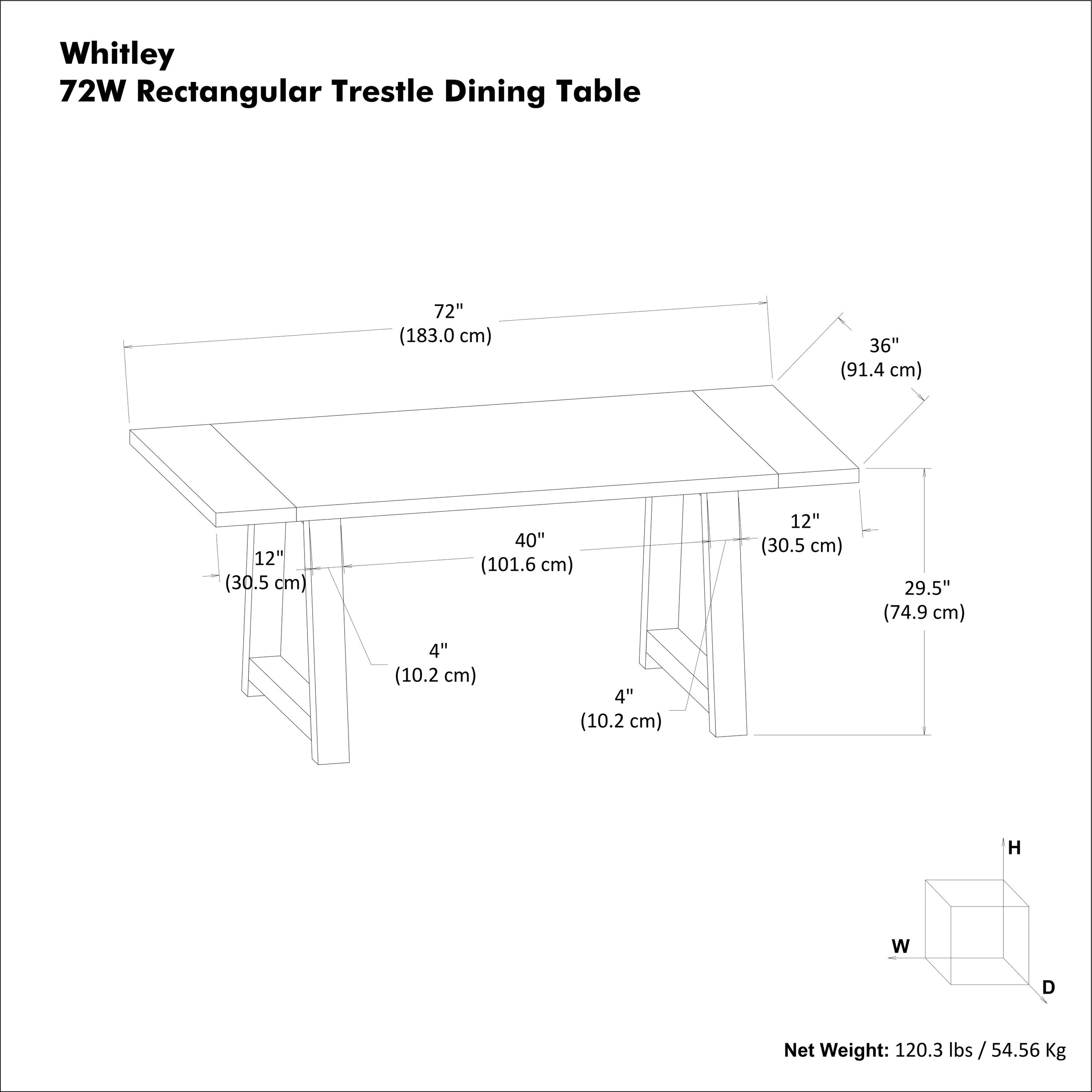 Burnt Wax | Whitley Dining Table