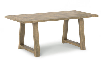 Natural Polyester Fabric | Bartow / Whitley 5-Piece Dining Set