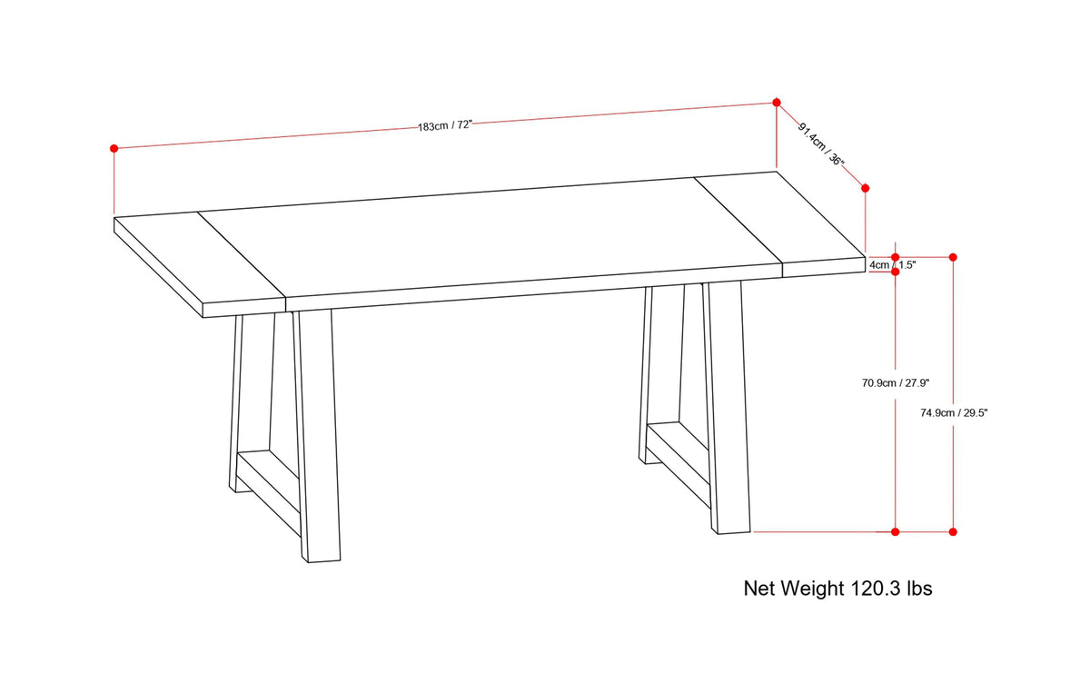Natural Polyester Fabric | Bartow / Whitley 5-Piece Dining Set