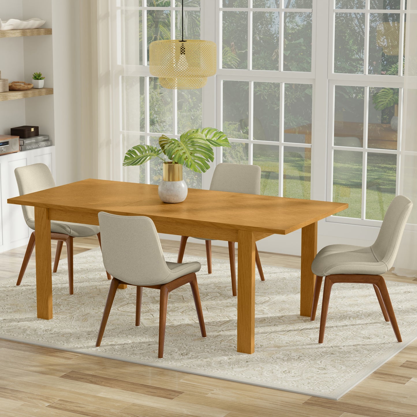 Oak Oak | Wilson Extendable Dining Table