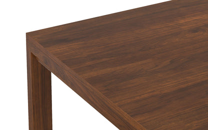 Charcoal Grey/Walnut Linen Style Fabric | Lowell / Wilson 5 Pc Dining Set