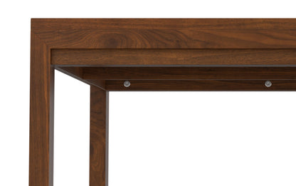 Charcoal Grey/Walnut Linen Style Fabric | Lowell / Wilson 5 Pc Dining Set