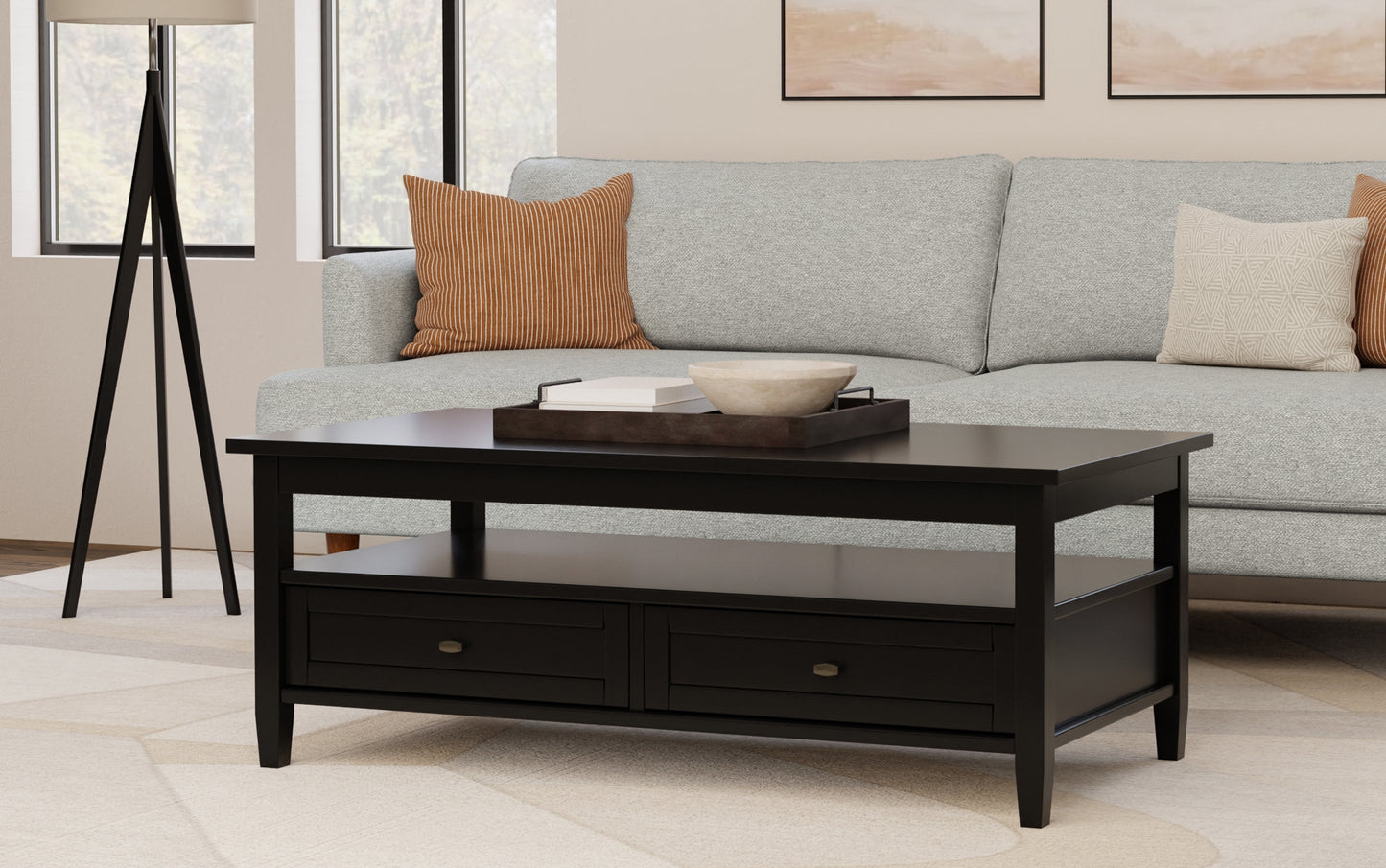 Black | Warm Shaker Coffee Table
