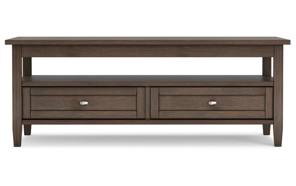 Farmhouse Brown | Warm Shaker Coffee Table