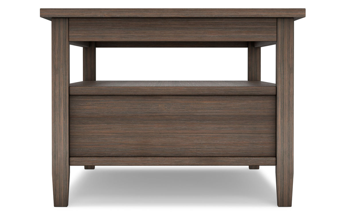 Farmhouse Brown | Warm Shaker Coffee Table
