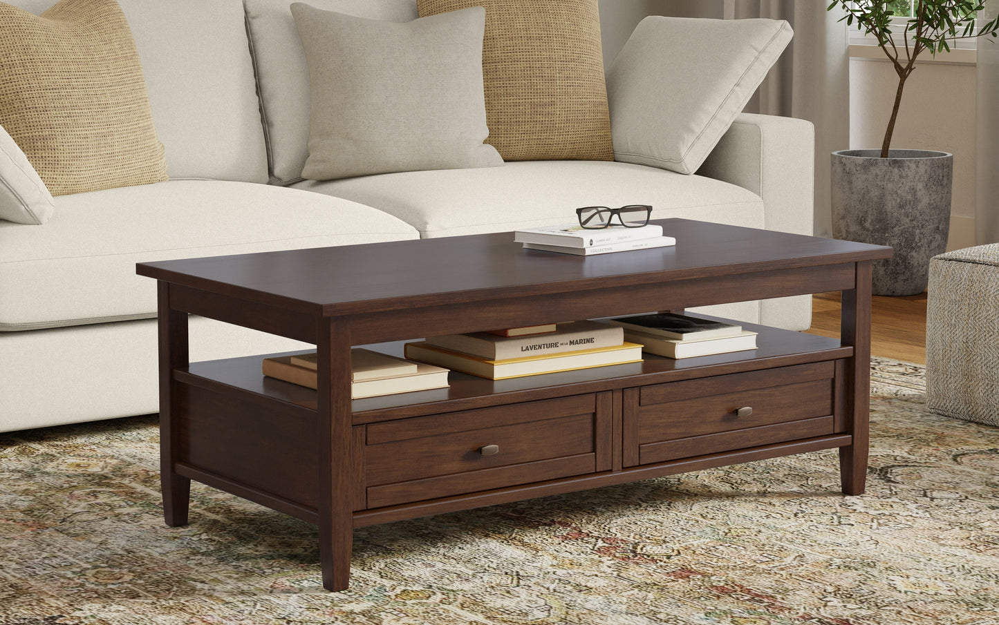 Russet Brown | Warm Shaker Coffee Table