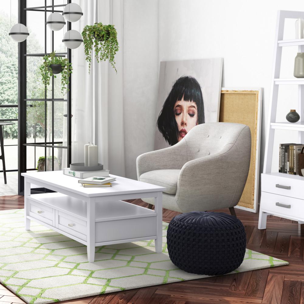White | Warm Shaker Coffee Table