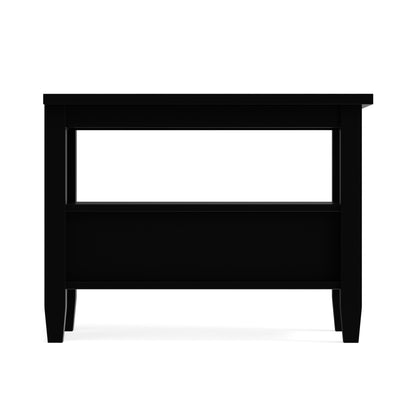Black | Warm Shaker Narrow End Table