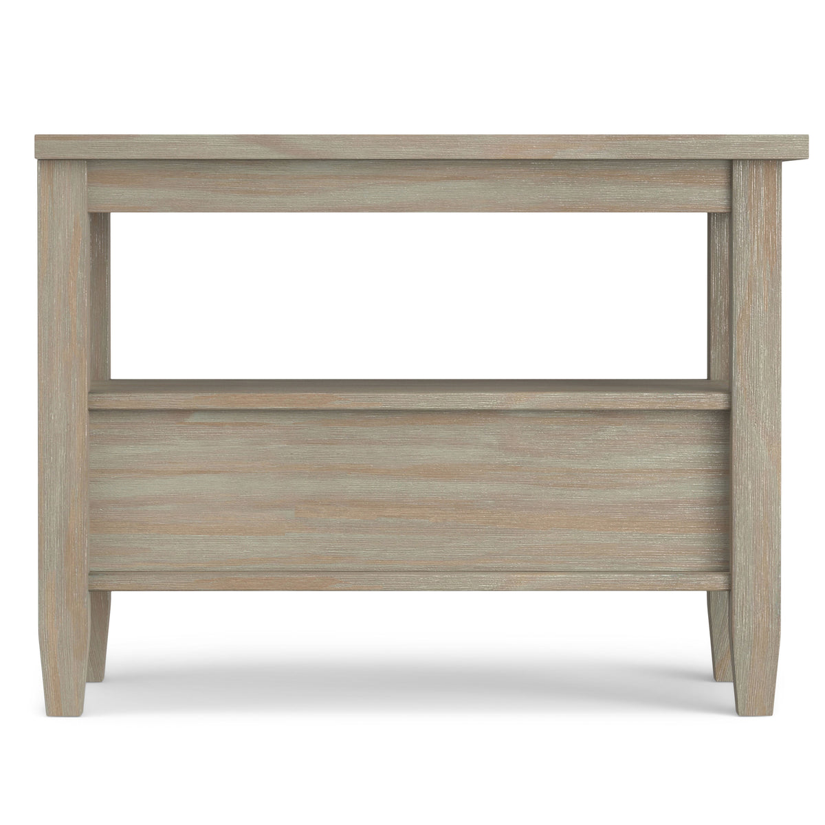 Distressed Grey | Warm Shaker Narrow End Table