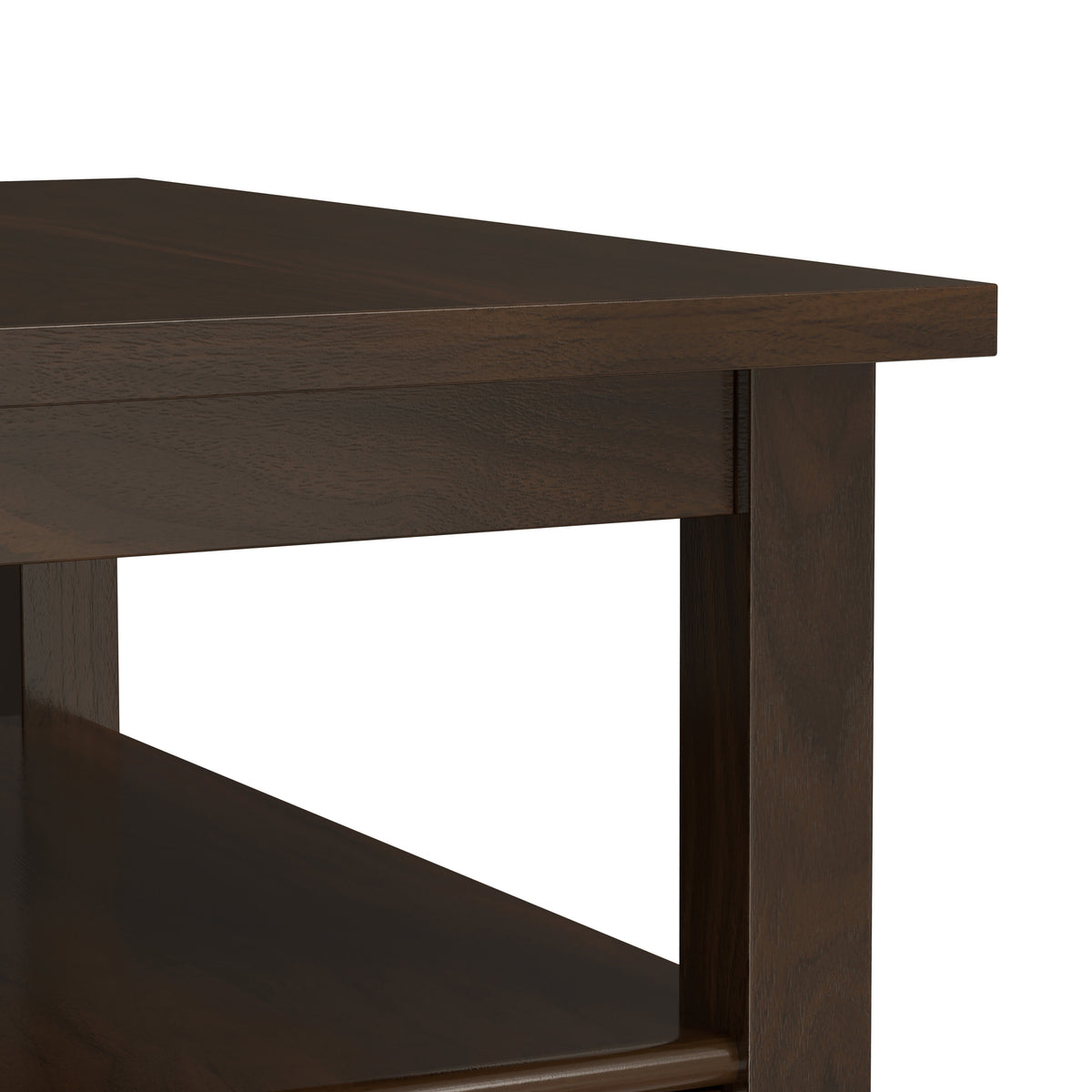 Brunette Brown | Warm Shaker Narrow End Table