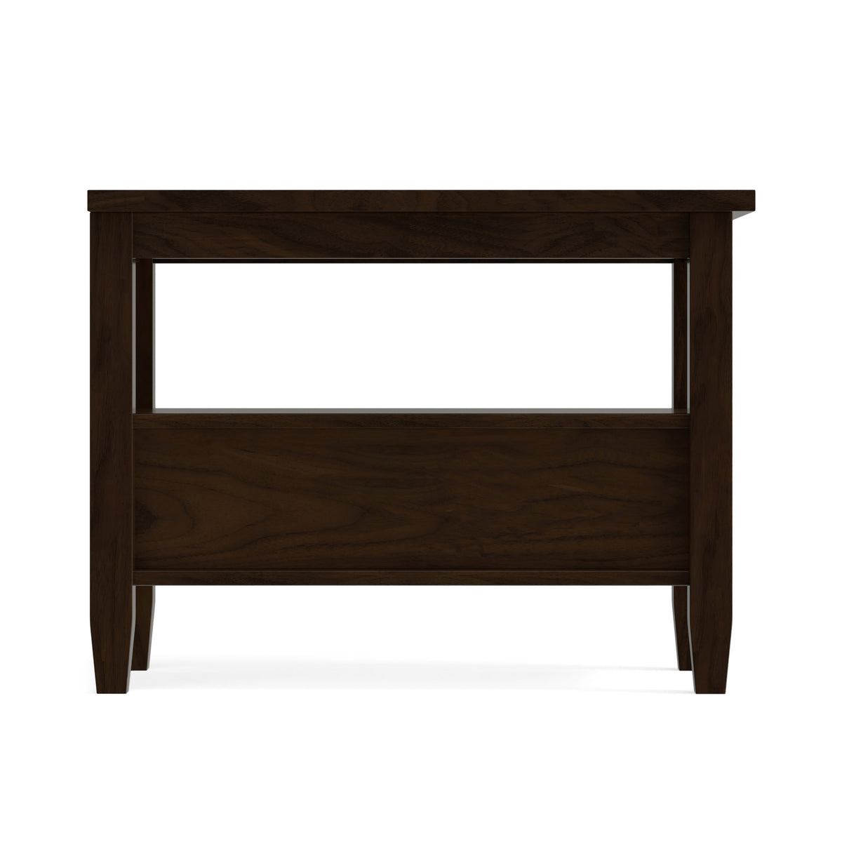 Brunette Brown | Warm Shaker Narrow End Table