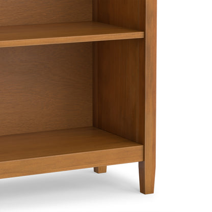 Light Golden Brown | Warm Shaker 5 Shelf Bookcase