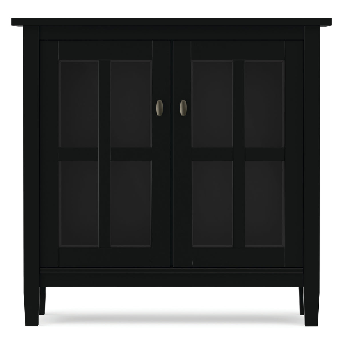 Black | Warm Shaker Low Storage Cabinet