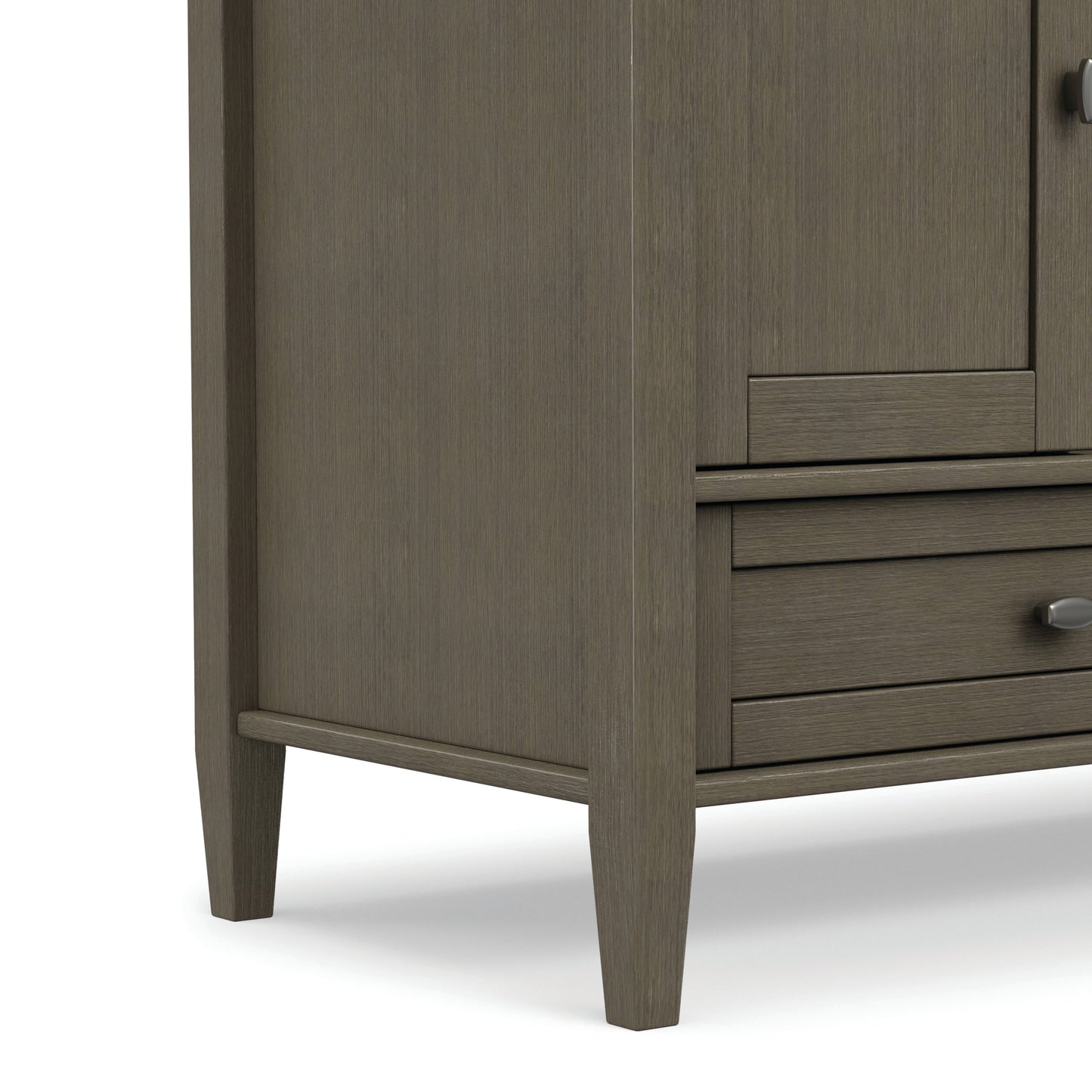 Farmhouse Grey | Warm Shaker TV Media Stand