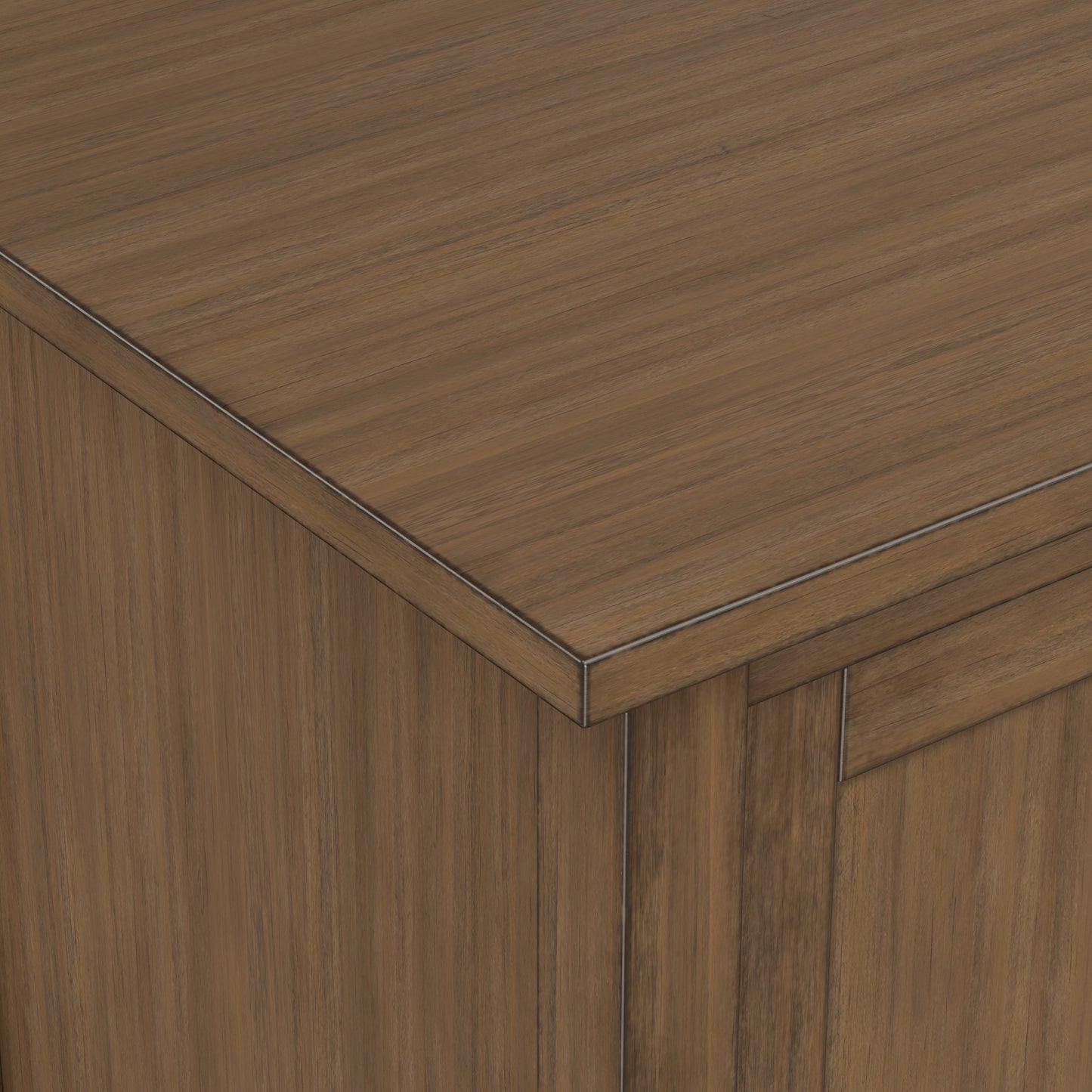 Rustic Natural Aged Brown | Warm Shaker TV Media Stand