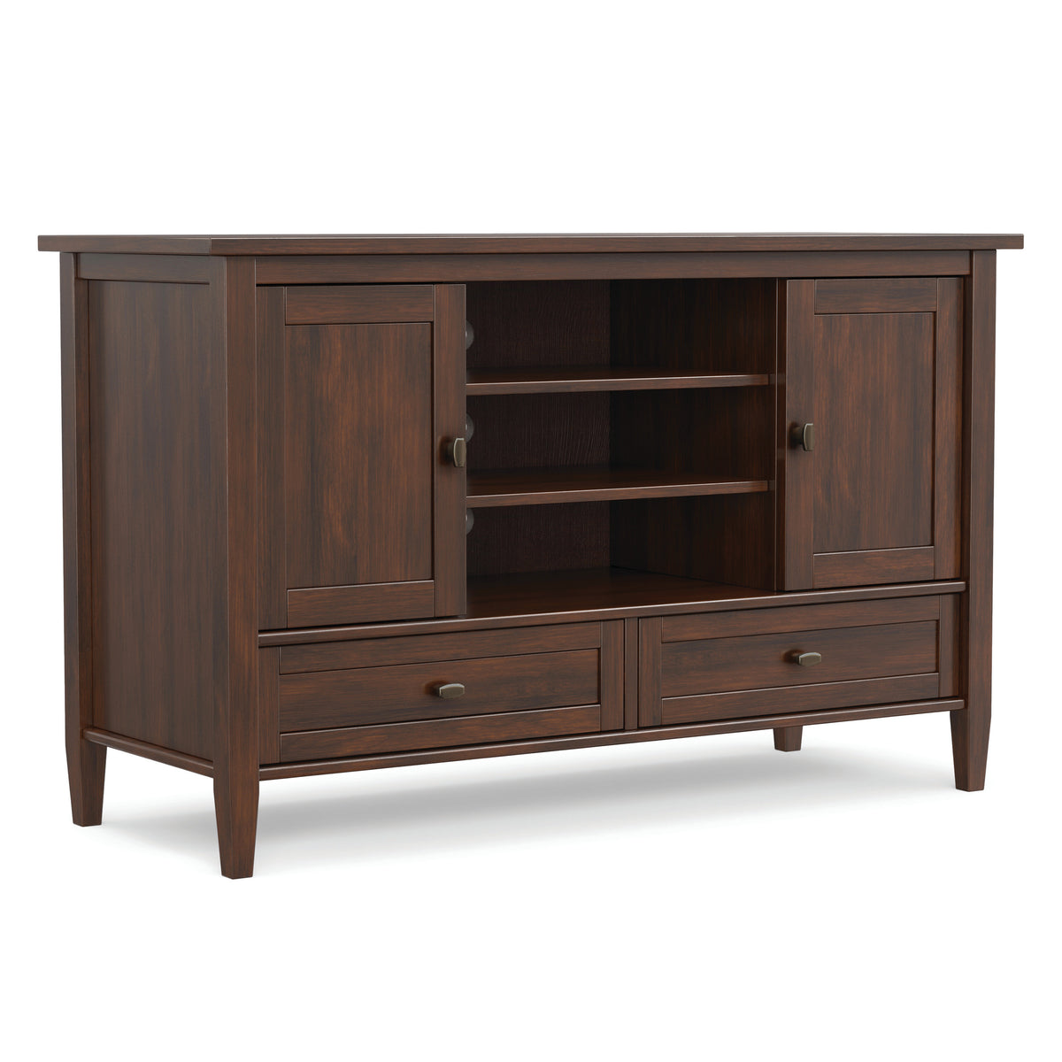 Russet Brown | Warm Shaker TV Media Stand