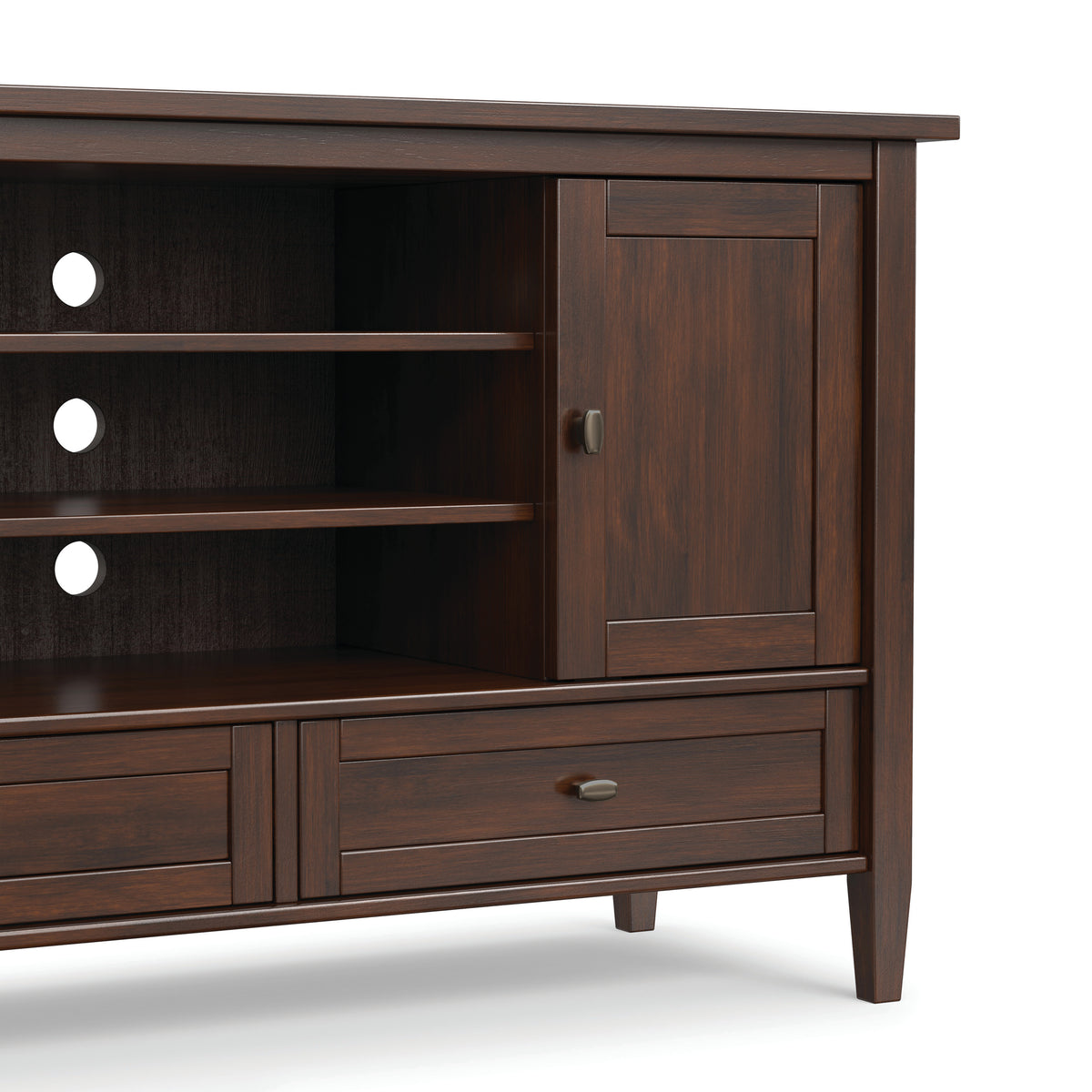 Russet Brown | Warm Shaker TV Media Stand