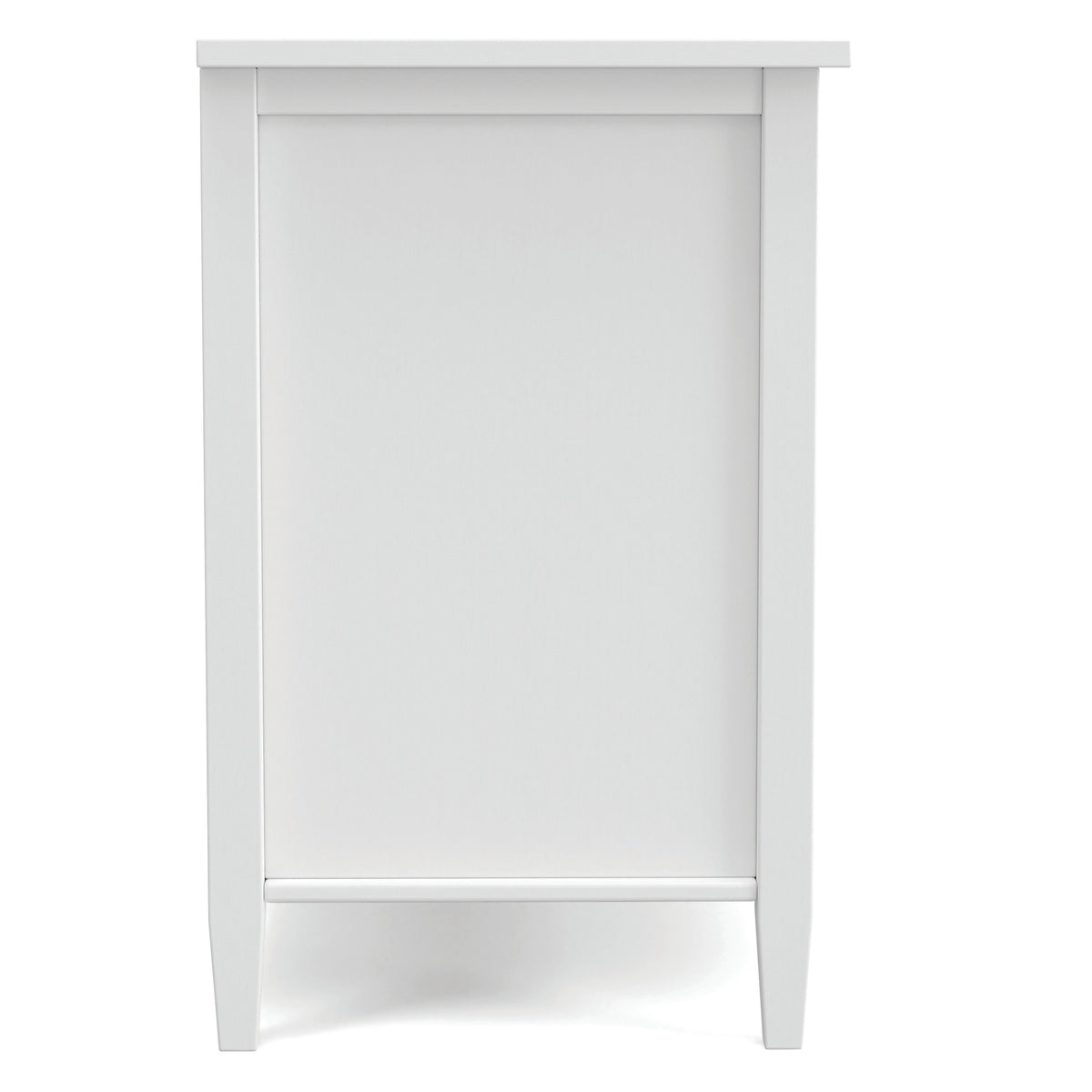 White | Warm Shaker TV Media Stand