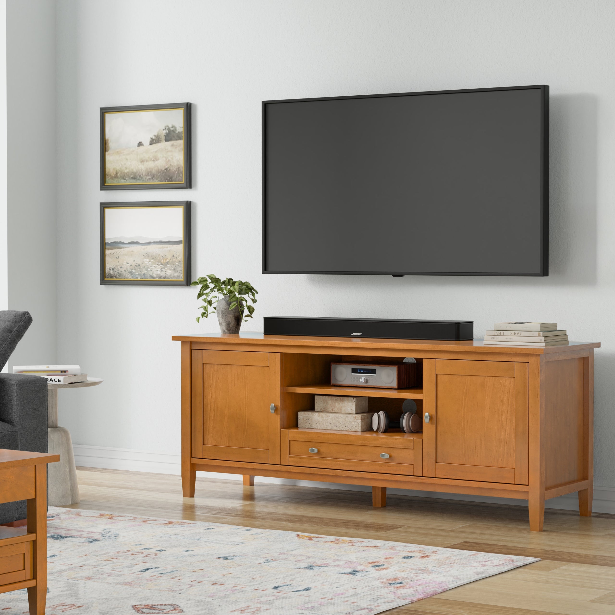 Warm Shaker 60 inch TV Media Stand