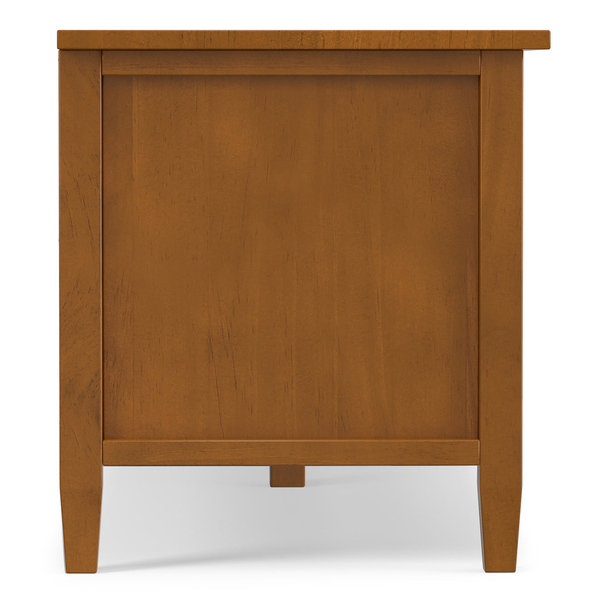 Light Golden Brown | Warm Shaker 72 inch Low TV Media Stand