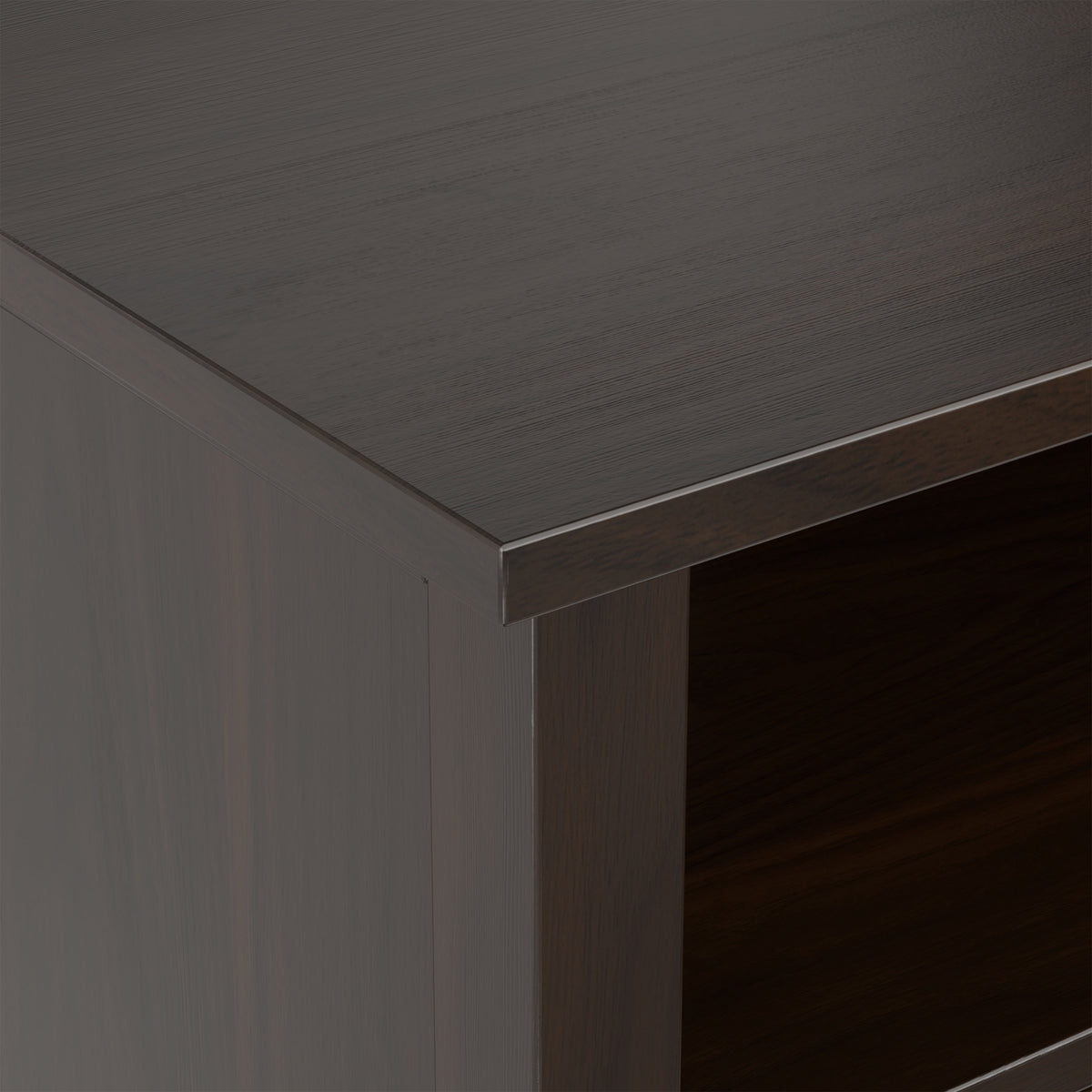 Brunette Brown | Warm Shaker 72 inch Low TV Media Stand
